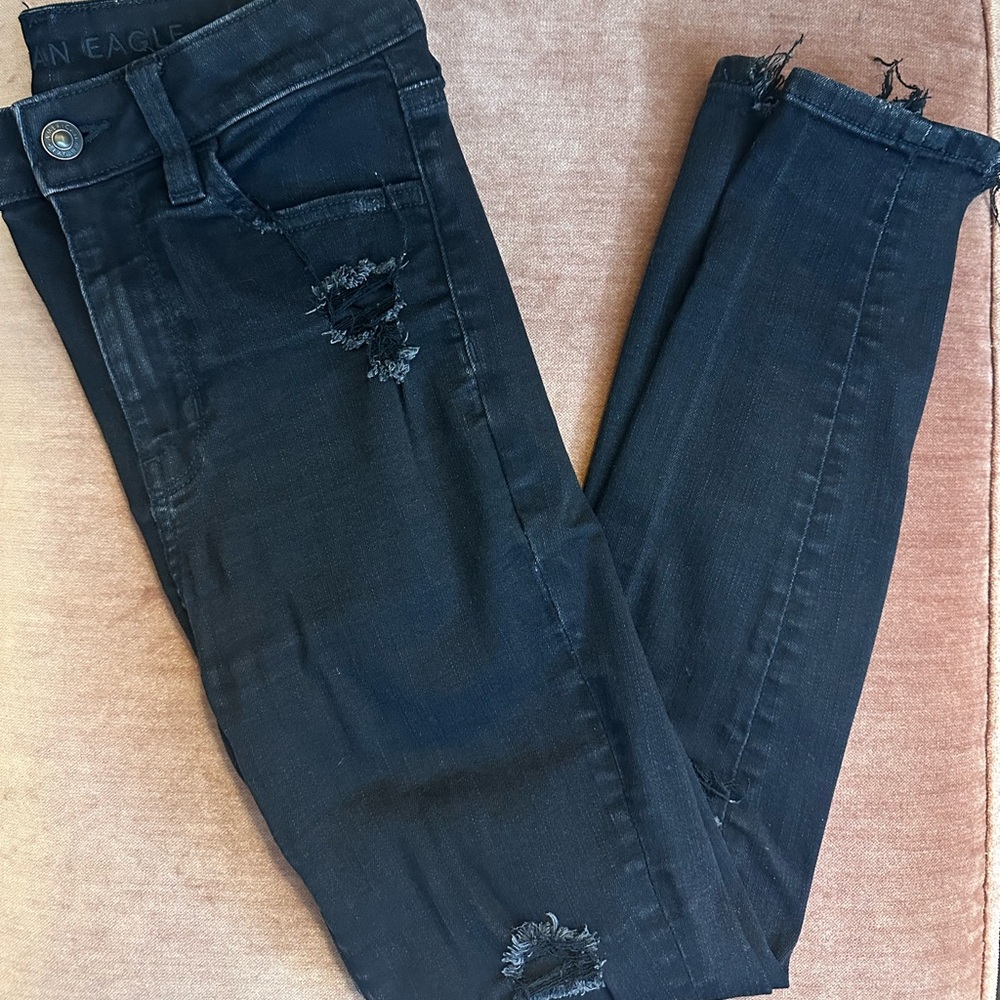 American Eagle Black Skinny Jeans